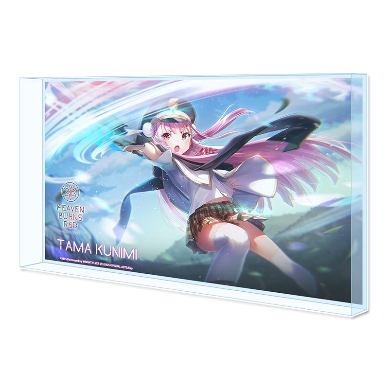ヘブンバーンズレッド BIGアクリルブロック 國見タマ ("Heaven Burns Red" Big Acrylic Block Kunimi Tama)