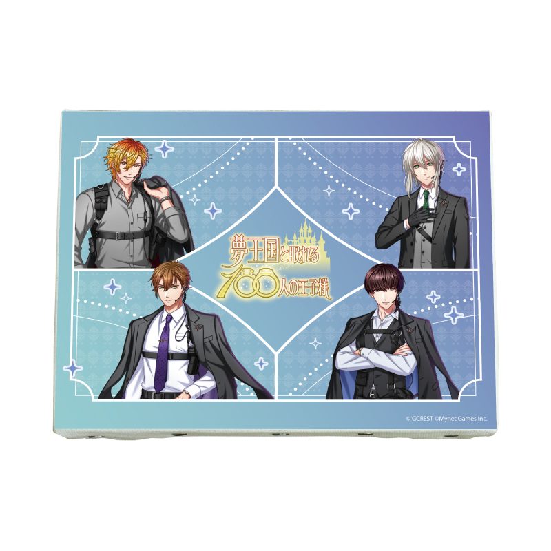 キャンバスボード 夢王国と眠れる100人の王子様 08 集合デザインC(公式イラスト) (Canvas Board "100 Sleeping Princes and the Kingdom of Dreams" 08 Group Design C (Official Illustration))