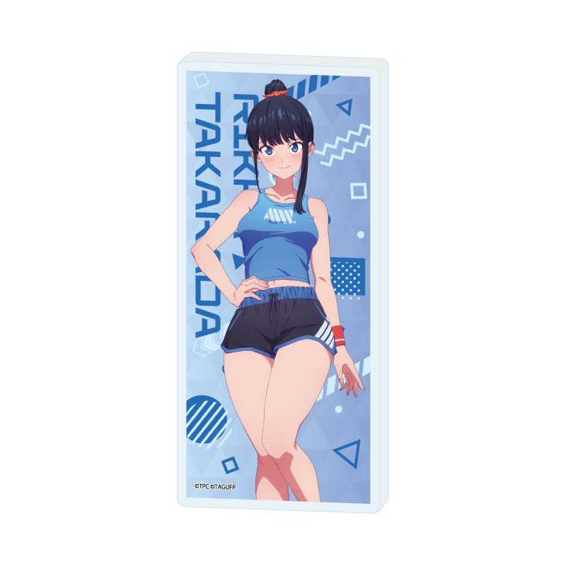 ミニアクリルブロック グリッドマン ユニバース 01 宝多六花 スポーツウェアVer.(描き下ろしイラスト) (Mini Acrylic Block "GRIDMAN UNIVERSE" 01 Takarada Rikka Sportswear Ver. (Original Illustration))