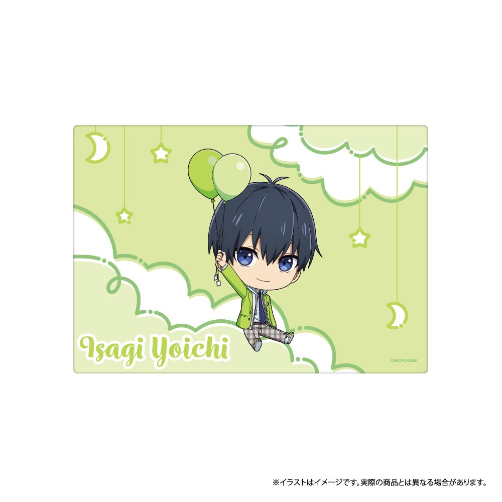 ブルーロック ふわふわブランケット 潔世一(ミニキャラ)(風船) ("Blue Lock" Fuwafuwa Blanket Isagi Yoichi (Mini Character) (Balloon))
