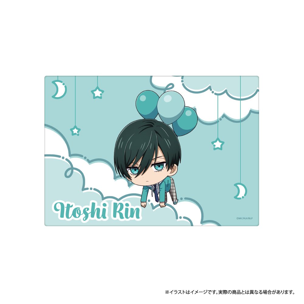 ブルーロック ふわふわブランケット 糸師凛(ミニキャラ)(風船) ("Blue Lock" Fuwafuwa Blanket Itoshi Rin (Mini Character) (Balloon))