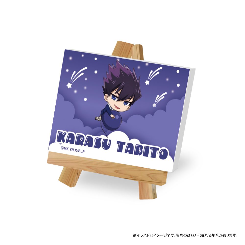 ブルーロック キャンバスボードミニ 烏旅人(ミニキャラ)(風船) ("Blue Lock" Canvas Board Mini Karasu Tabito (Mini Character) (Balloon))