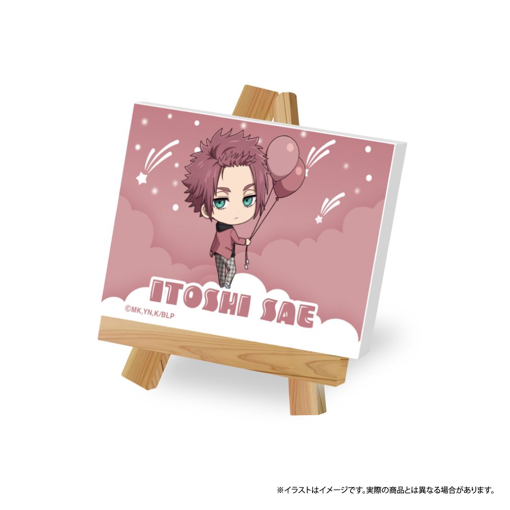 ブルーロック キャンバスボードミニ 糸師冴(ミニキャラ)(風船) ("Blue Lock" Canvas Board Mini Itoshi Sae (Mini Character) (Balloon))