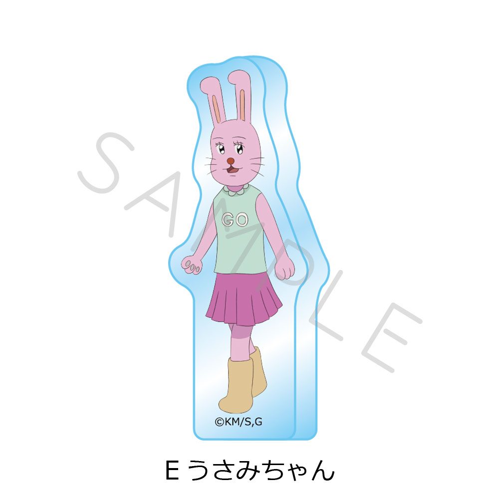 増田こうすけ劇場 ギャグマンガ日和GO アクリルミニブロック E うさみちゃん ("Kousuke Masuda Gekijou: Gag Manga Biyori Go" Acrylic Mini Block E Usami-chan)