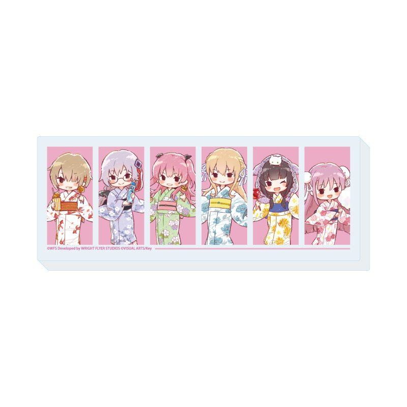 ミニアクリルブロック ヘブンバーンズレッド 10 浴衣Ver. 第31A部隊(グラフアートイラスト) (Mini Acrylic Block "Heaven Burns Red" 10 Yukata Ver. 31A Unit (Graff Art Illustration))