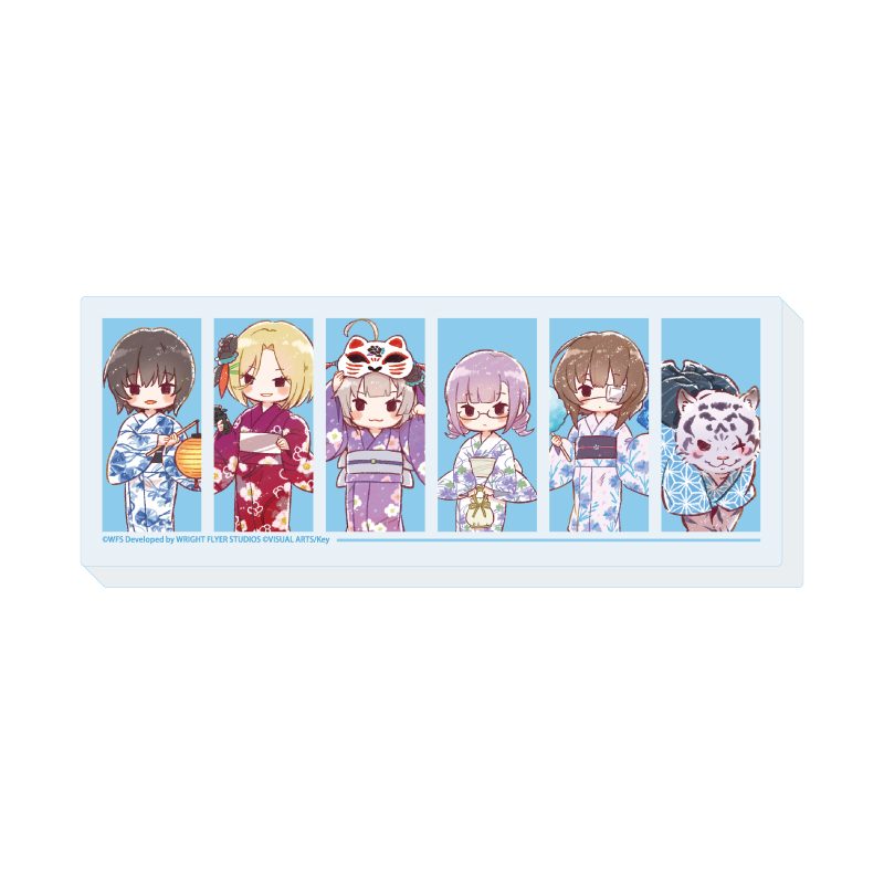 ミニアクリルブロック ヘブンバーンズレッド 11 浴衣Ver. 第31B部隊(グラフアートイラスト) (Mini Acrylic Block "Heaven Burns Red" 11 Yukata Ver. 31B Unit (Graff Art Illustration))