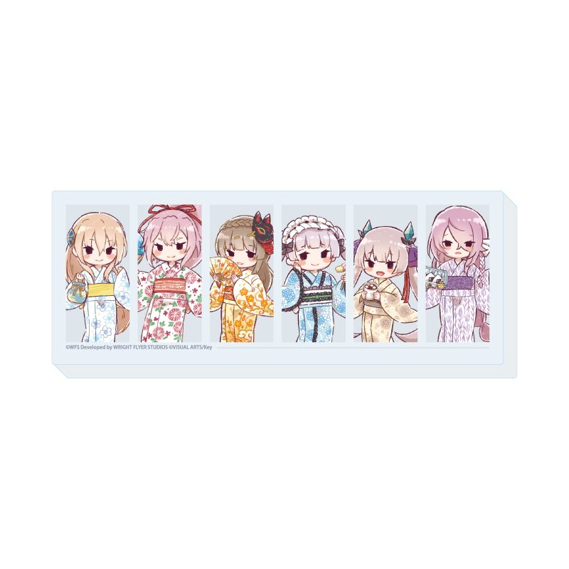 ミニアクリルブロック ヘブンバーンズレッド 13 浴衣Ver. 第30G部隊(グラフアートイラスト) (Mini Acrylic Block "Heaven Burns Red" 13 Yukata Ver. 30G Unit (Graff Art Illustration))