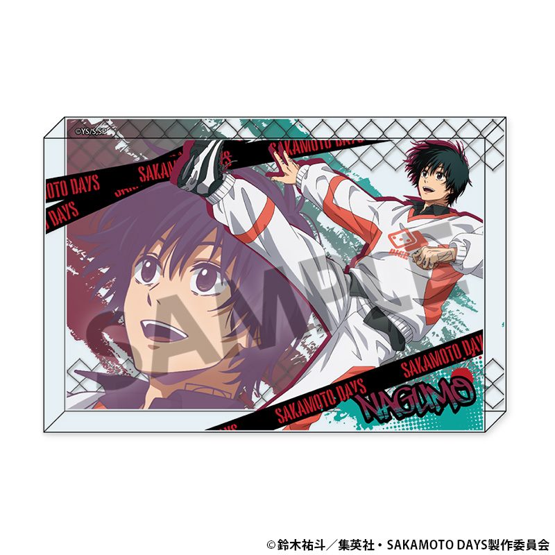 SAKAMOTO DAYS 描き下ろしアクリルブロック 南雲 パルクールVer. ("Sakamoto Days" Original Illustration Acrylic Block Nagumo Parkour Ver.)