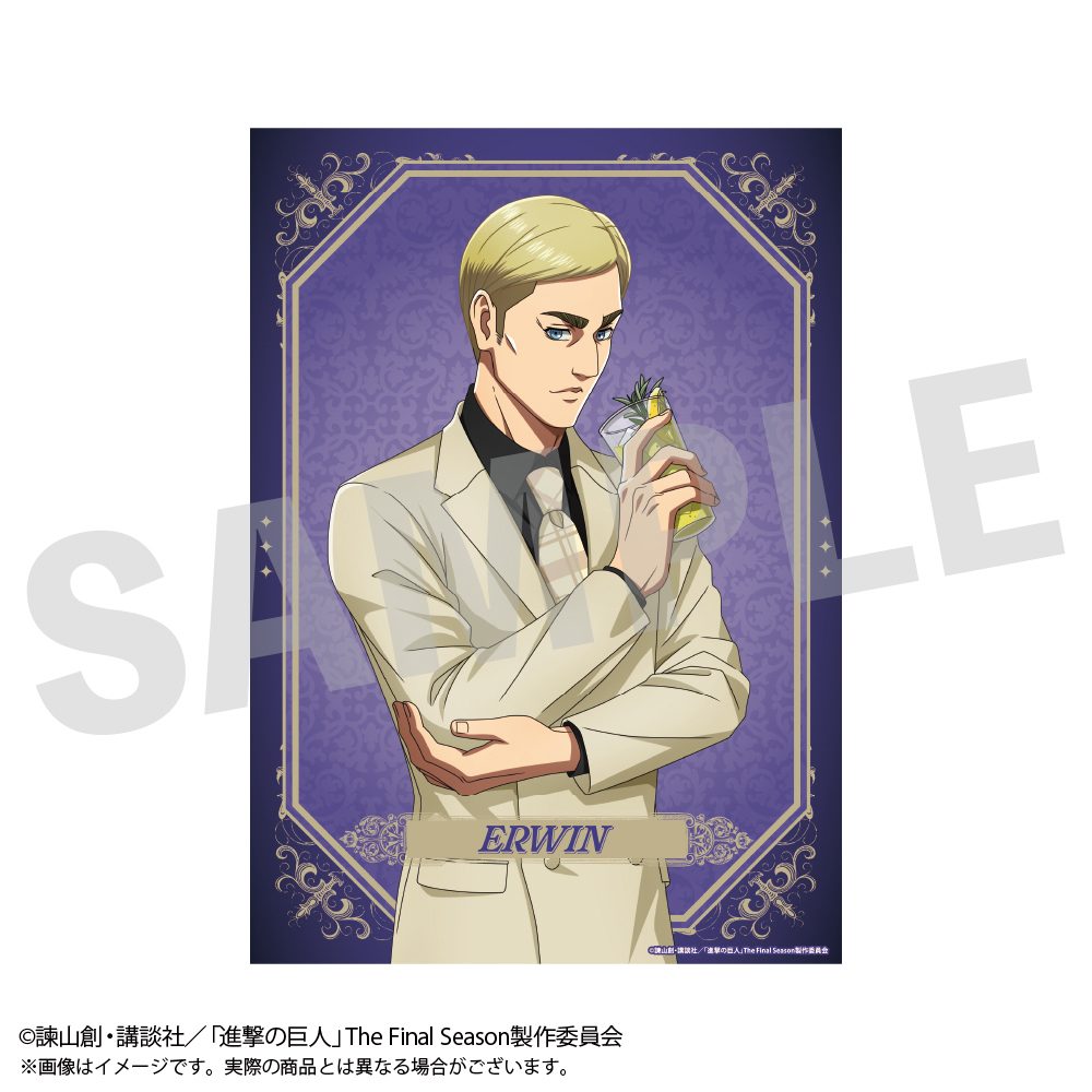 進撃の巨人 ビジュアルシート エルヴィン ("Attack on Titan" Visual Sheet Erwin)