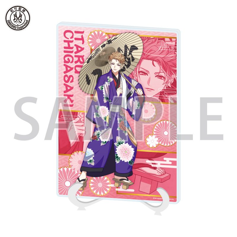 アクリルアートボード A5サイズ A3!×歌舞伎 01 茅ヶ崎至(描き下ろしイラスト) (Acrylic Art Board A5 Size "A3!" x Kabuki 01 Chigasaki Itaru (Original Illustration))