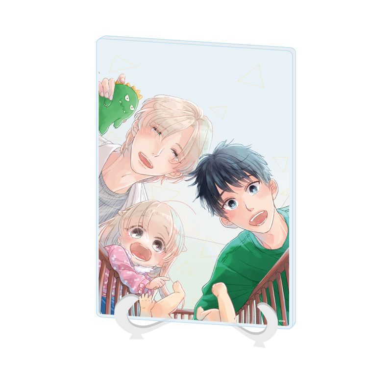 アクリルアートボード A5サイズ ぴい先生 01 社会人カップルのSummer Vacation BLフェア(公式イラスト) (Acrylic Art Board A5 Size Pi Works 01 Office Worker Couple's Summer Vacation BL Fair (Official Illustration))
