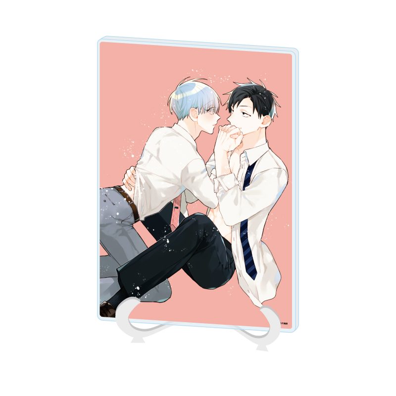アクリルアートボード A5サイズ ぺそ太郎先生 01 社会人カップルのSummer Vacation BLフェア(公式イラスト) (Acrylic Art Board A5 Size Pesotarou Works 01 Office Worker Couple's Summer Vacation BL Fair (Official Illustration))
