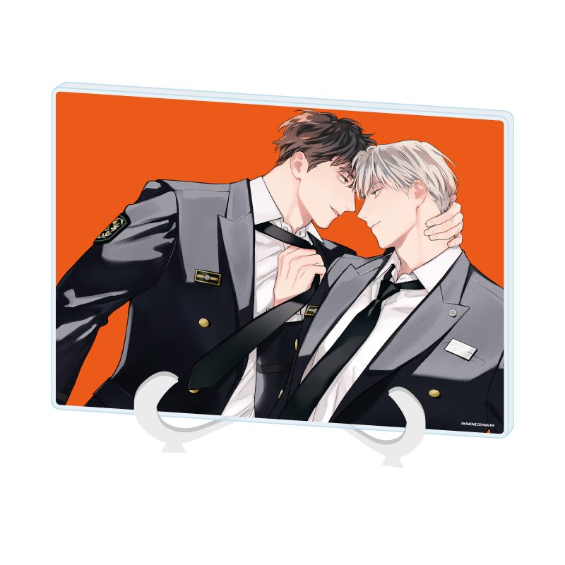 アクリルアートボード A5サイズ 大島かもめ先生 01 社会人カップルのSummer Vacation BLフェア(公式イラスト) (Acrylic Art Board A5 Size Kamome Oshima Works 01 Office Worker Couple's Summer Vacation BL Fair (Official Illustration))