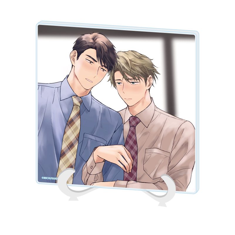 アクリルアートボード みーち先生 01 社会人カップルのSummer Vacation BLフェア(公式イラスト) (Acrylic Art Board Michi Works 01 Office Worker Couple's Summer Vacation BL Fair (Official Illustration))