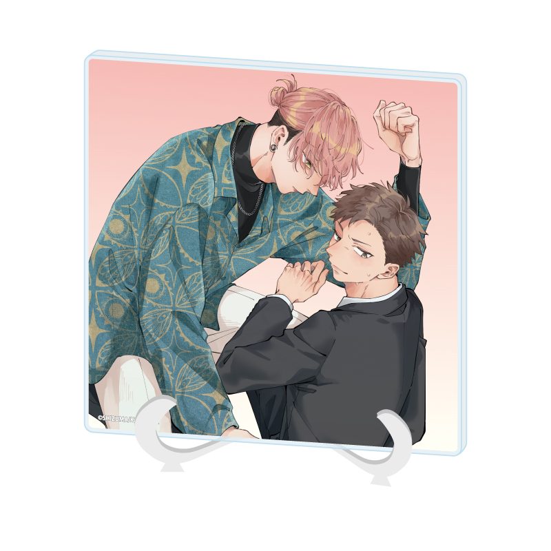アクリルアートボード シズマ先生 01 社会人カップルのSummer Vacation BLフェア(公式イラスト) (Acrylic Art Board Shizuma Works 01 Office Worker Couple's Summer Vacation BL Fair (Official Illustration))
