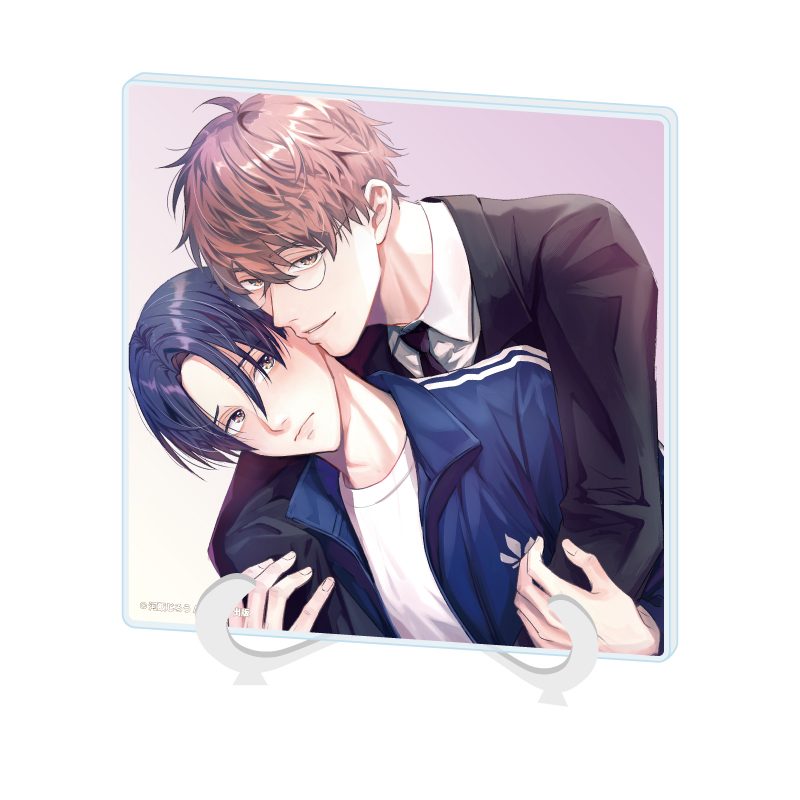 アクリルアートボード 河飯じろう先生 01 社会人カップルのSummer Vacation BLフェア(公式イラスト) (Acrylic Art Board Jiro Kawaii Works 01 Office Worker Couple's Summer Vacation BL Fair (Official Illustration))