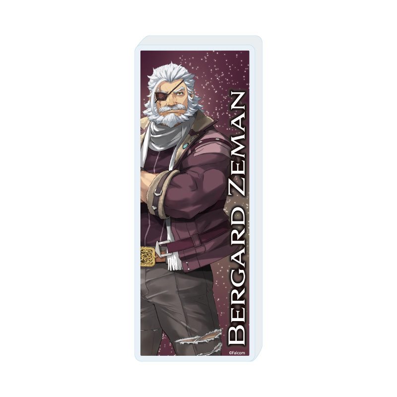 ミニアクリルブロック 英雄伝説 界の軌跡-Farewell, O Zemuria- 08 ベルガルド・ゼーマン(公式イラスト) (Mini Acrylic Block "The Legend of Heroes: Trails Beyond the Horizon" 08 Bergard Zeman (Official Illustration))