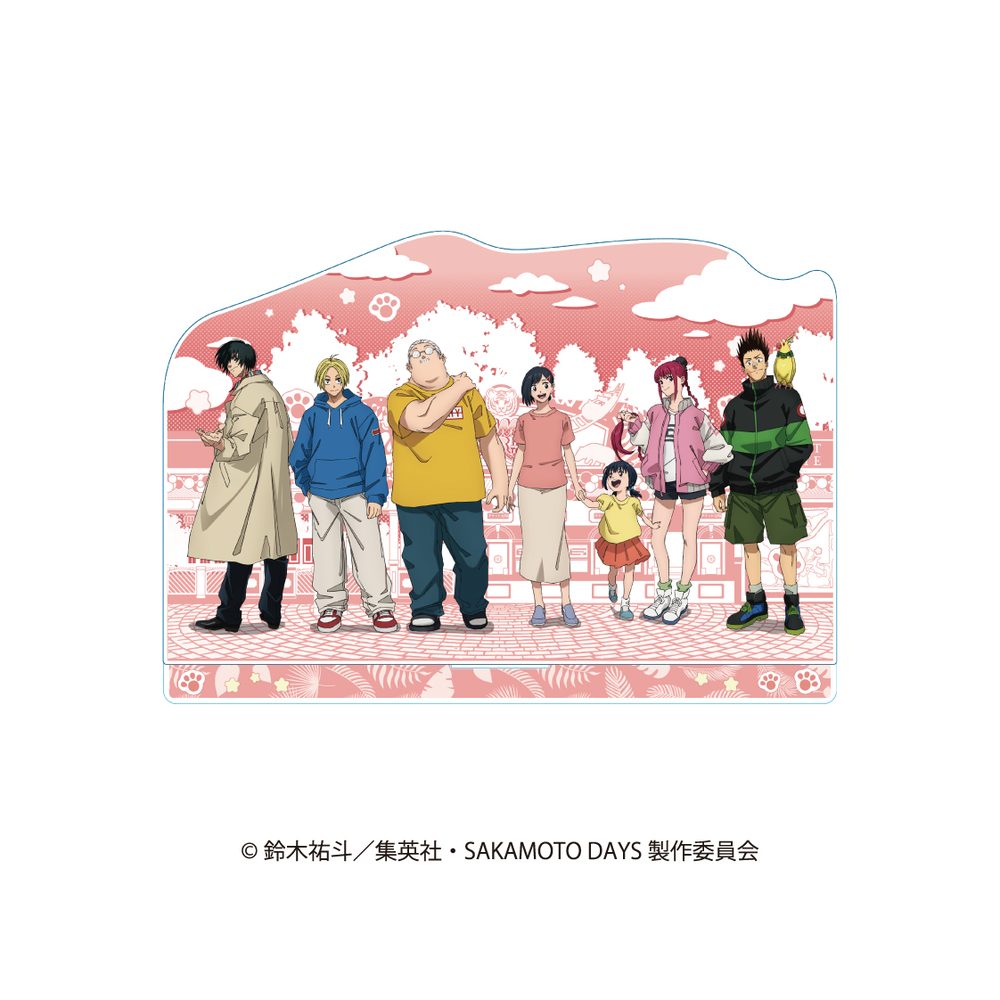 SAKAMOTO DAYS ミラーパネル アニマルVer. ("Sakamoto Days" Mirror Panel Animal Ver.)