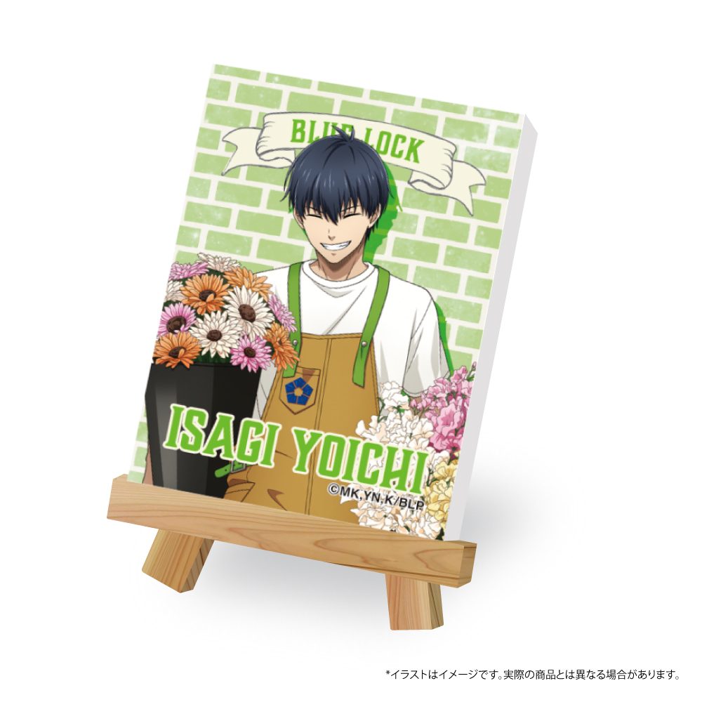 ブルーロック キャンバスボードミニ 潔世一(お花屋さん) ("Blue Lock" Canvas Board Mini Isagi Yoichi (Florist))