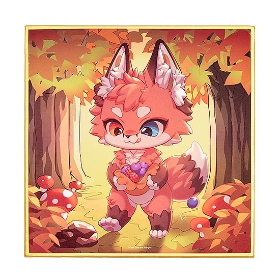 FLUFFY LAND 色紙 豊作 (FLUFFY LAND Shikishi Good Harvest)