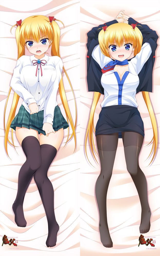 鬼父 エロ可愛小生意気CAコス抱き枕カバー 【セパレート仕様】 ("Onichichi" Ero Kawaii Konamaiki Flight Attendant Costume Dakimakura Cover Separate Ver.)