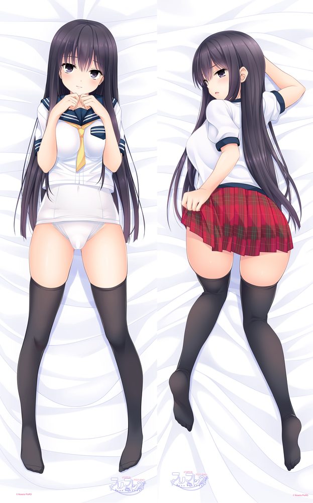 フリフレ2 ナマイキ妹尻白スク水抱き枕カバー 【セパレート仕様】 ("Furifure 2" Namaiki Sister Hip White School Swimwear Dakimakura Cover Separate Ver.)