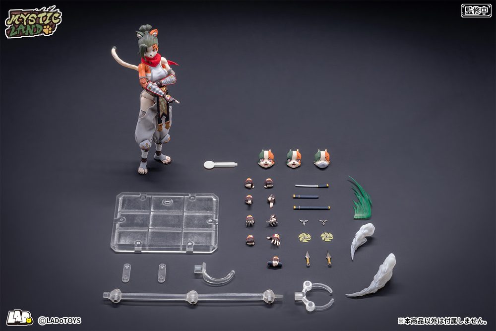 LADo TOYS ERA-006 Tonia(トニア) 忍者Ver. 1/12スケール可動フィギュア (LADo TOYS ERA-006 TONIA NINJA VER. 1/12 SCALE ACTION FIGURE)