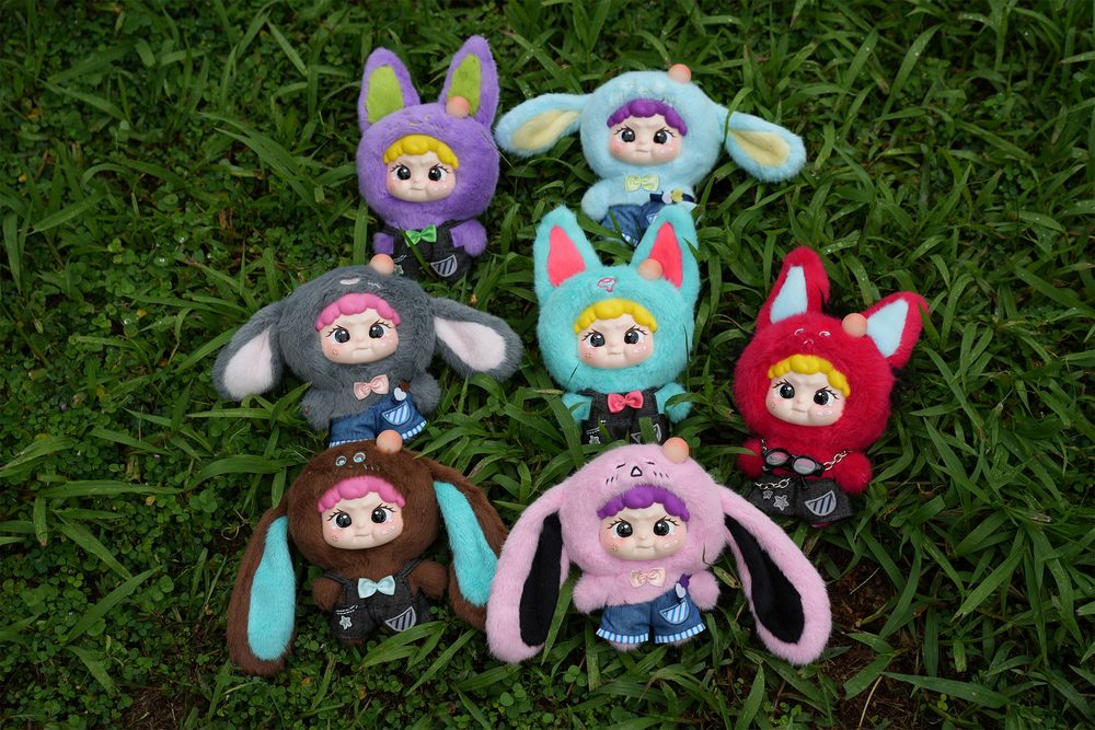 QDODO TOYS デニムを着たムードメーカーシリーズ トレーディングプラッシュ (QDODO TOYS "COWBON EYE-CATCHER" SERIES TRADING PLUSH)