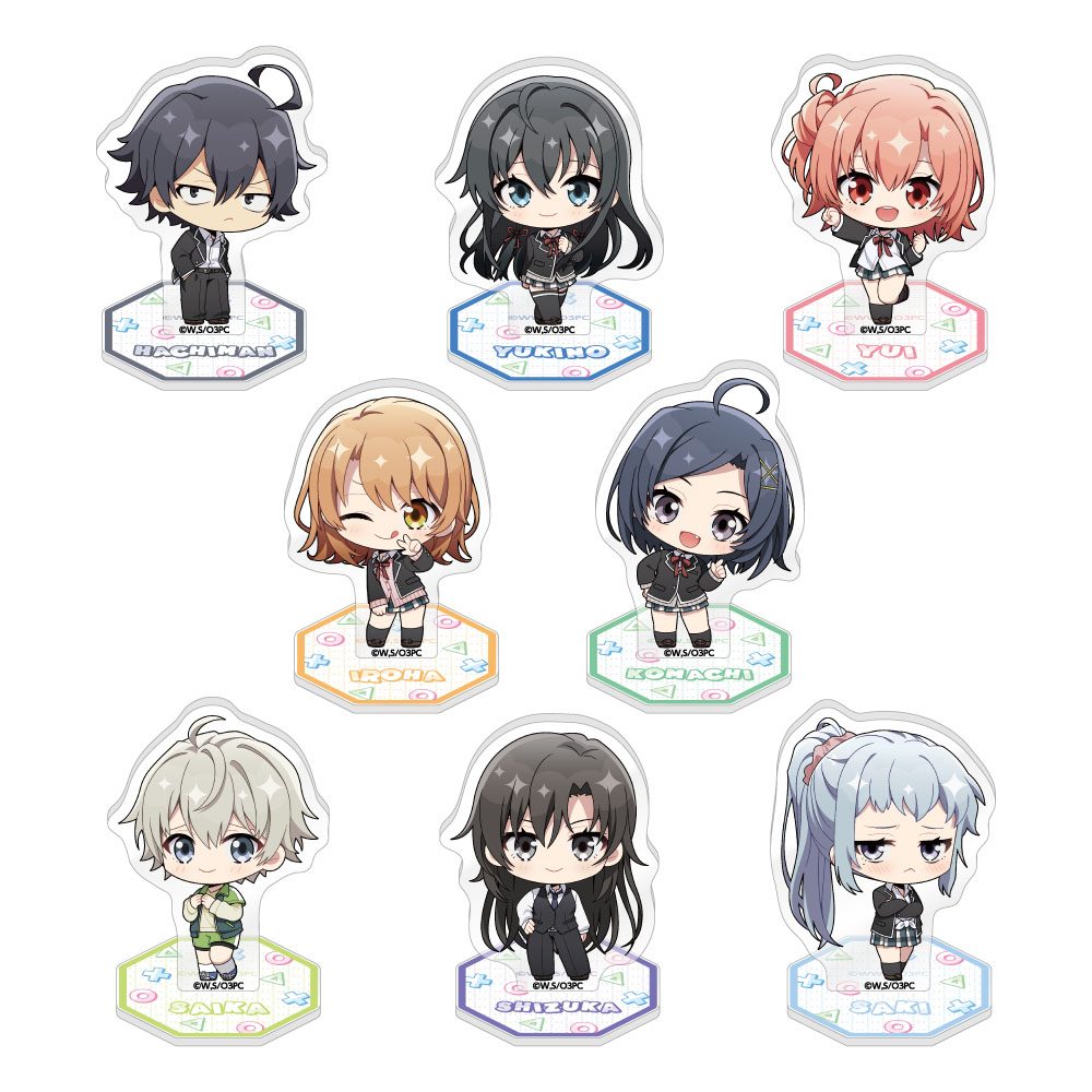 やはり俺の青春ラブコメはまちがっている。完 トレーディングちびキャラアクリルスタンド ("Yahari Ore no Seishun Love-come wa Machigatteiru. Kan" Trading Chibi Chara Acrylic Stand)