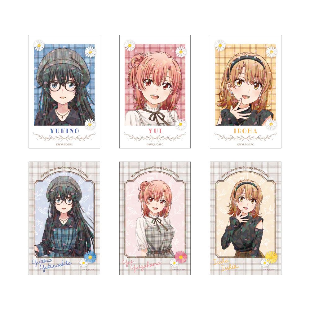 やはり俺の青春ラブコメはまちがっている。完 トレーディングホログラムミニフォトカード ("Yahari Ore no Seishun Love-come wa Machigatteiru. Kan" Trading Hologram Mini Photo Card)