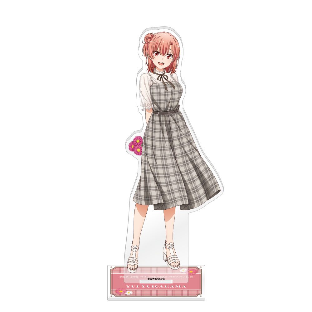 やはり俺の青春ラブコメはまちがっている。完 BIGアクリルスタンド 由比ヶ浜結衣 ("Yahari Ore no Seishun Love-come wa Machigatteiru. Kan" Big Acrylic Stand Yuigahama Yui)