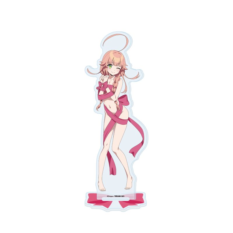 アクリルスタンド ぬきたし THE ANIMATION 02 渡会ヒナミ プレゼントVer.(描き下ろしイラスト) (Acrylic Stand "Nukitashi THE ANIMATION" 02 Watarai Hinami Present Ver. (Original Illustration))
