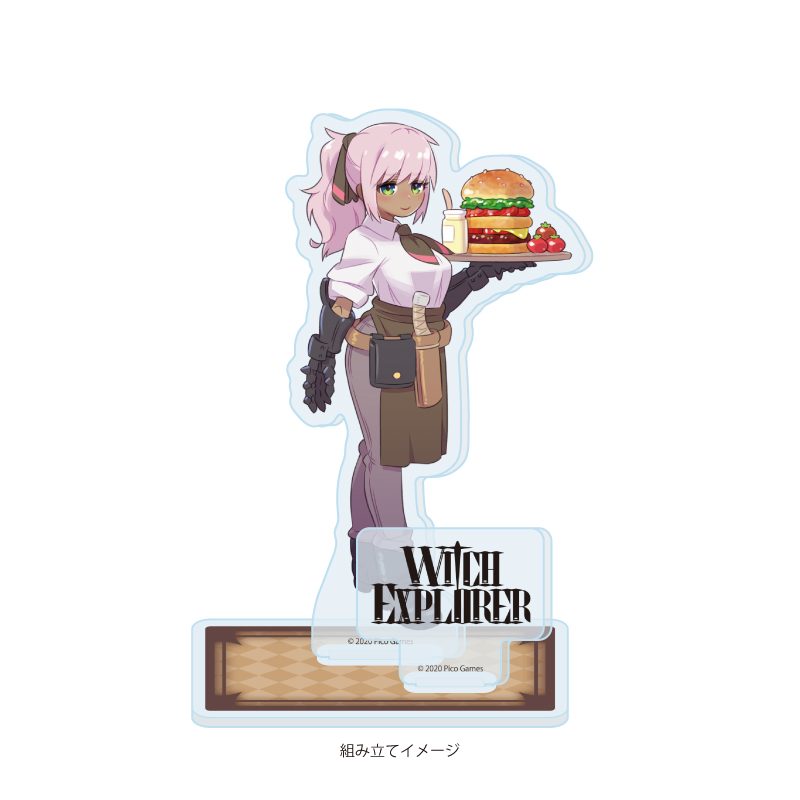 アクリルスタンドプレート WITCH EXPLORER 02 ドール(描き下ろしイラスト) (Acrylic Stand Plate "WITCH EXPLORER" 02 Doll (Original Illustration))
