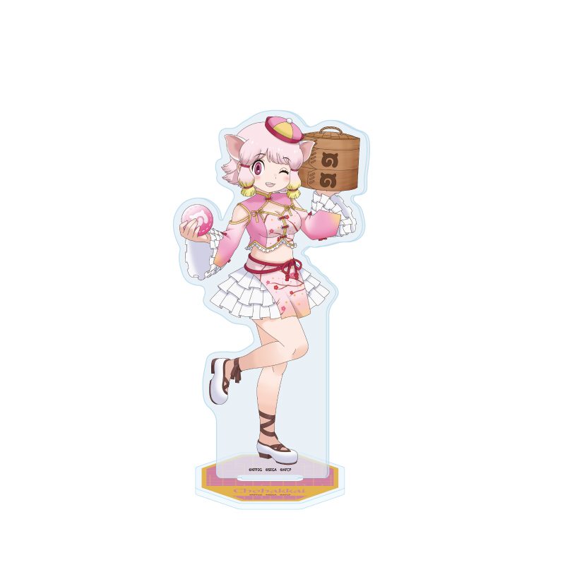 アクリルスタンド けものフレンズ3 25 チョハッカイ チャイナ服Ver.(描き下ろしイラスト) (Acrylic Stand "Kemono Friends 3" 25 Zhu Bajie China Dress Ver. (Original Illustration))