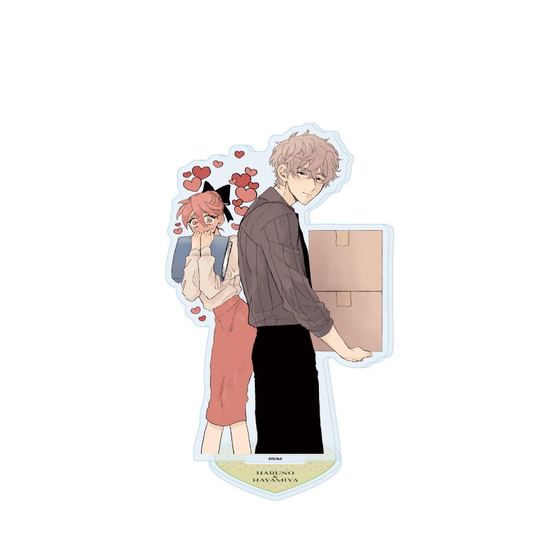アクリルスタンド 晴野さんのことなんて全然好き 04 早宮鈴里&晴野光之助B(公式イラスト) (Acrylic Stand "Haruno-san no Koto nante Zenzen Suki" 04 Hayamiya Suzuri & Haruno Kounosuke B (Official Illustration))