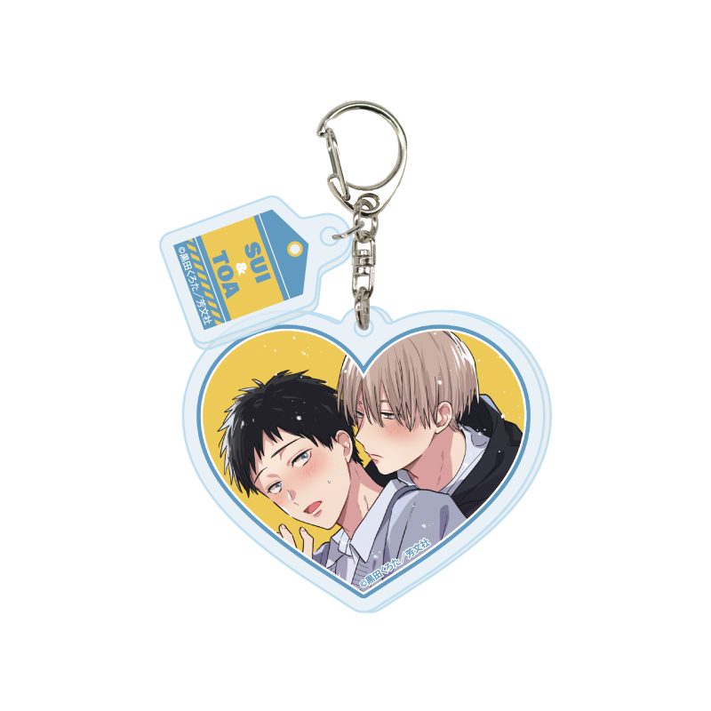 パーツ付きアクリルキーホルダー 黒田くろた先生 01 恋もプレイも初心者ですが(公式イラスト) (Acrylic Key Chain with Parts Kurota Kuroda Works 01 "Koi mo Play mo Shoshinsha desuga" (Official Illustration))