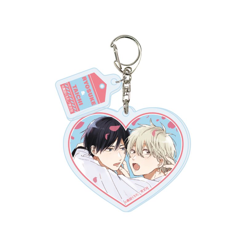 パーツ付きアクリルキーホルダー 黒田くろた先生 02 この度幼なじみと仮婚します(公式イラスト) (Acrylic Key Chain with Parts Kurota Kuroda Works 02 "Konotabi Osananajimi to Karikon Shimasu" (Official Illustration))
