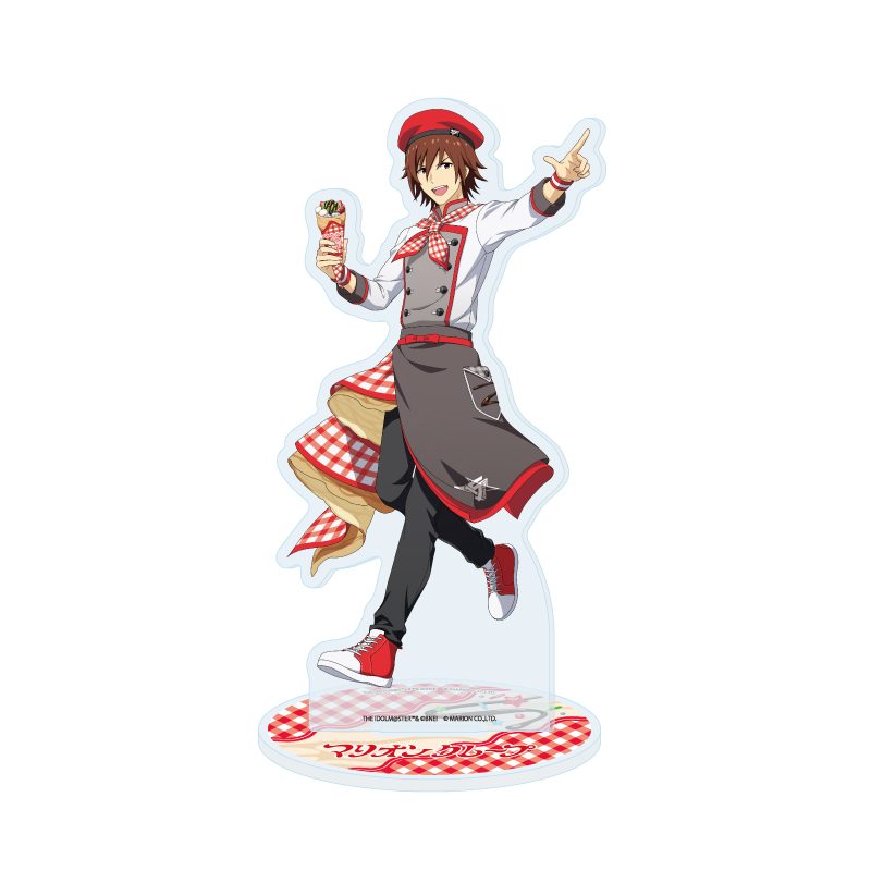 アクリルスタンド アイドルマスター SideM 43 天ヶ瀬冬馬 クレープ屋Ver.(描き下ろしイラスト) (Acrylic Stand "The Idolmaster SideM" 43 Amagase Toma Crape Shop Ver. (Original Illustration))