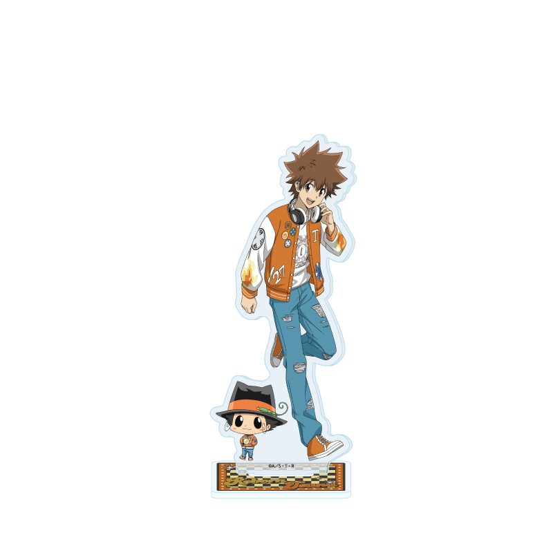 アクリルスタンド 家庭教師ヒットマンREBORN! 124 リボーン&沢田綱吉(描き下ろしイラスト) (Acrylic Stand "Reborn!" 124 Reborn & Sawada Tsunayoshi (Original Illustration))