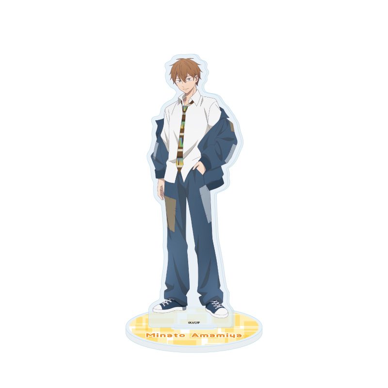アクリルスタンド 氷の城壁 03 雨宮湊 古着ファッションVer.(描き下ろしイラスト) (Acrylic Stand "THE RAMPARTS OF ICE" 03 Amamiya Minato Used Clothes Fashion Ver. (Original Illustration))