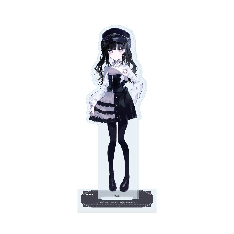 アクリルスタンド 魔法少女ノ魔女裁判 19 黒部ナノカ ダークガーリーファッションVer.(描き下ろしイラスト) (Acrylic Stand "Magical Girl Witch Trials" 19 Kurobe Nanoka Dark Girly Fashion Ver. (Original Illustration))