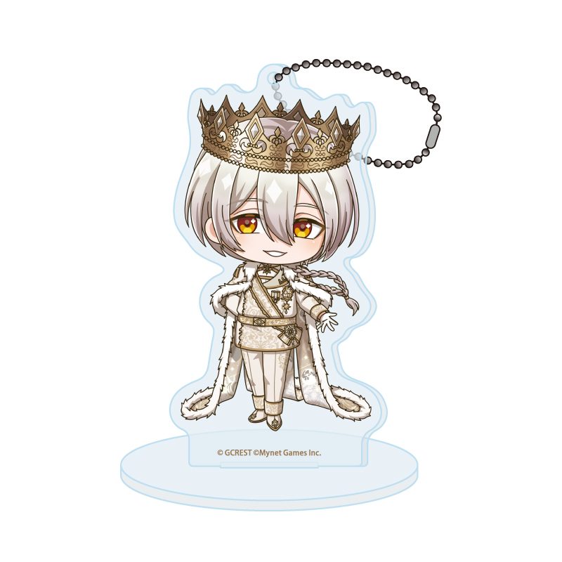 アクリルスタンドキーホルダー 夢王国と眠れる100人の王子様 108 ルーク(ミニキャライラスト) (Acrylic Stand Key Chain "100 Sleeping Princes and the Kingdom of Dreams" 108 Luke (Mini Character Illustration))