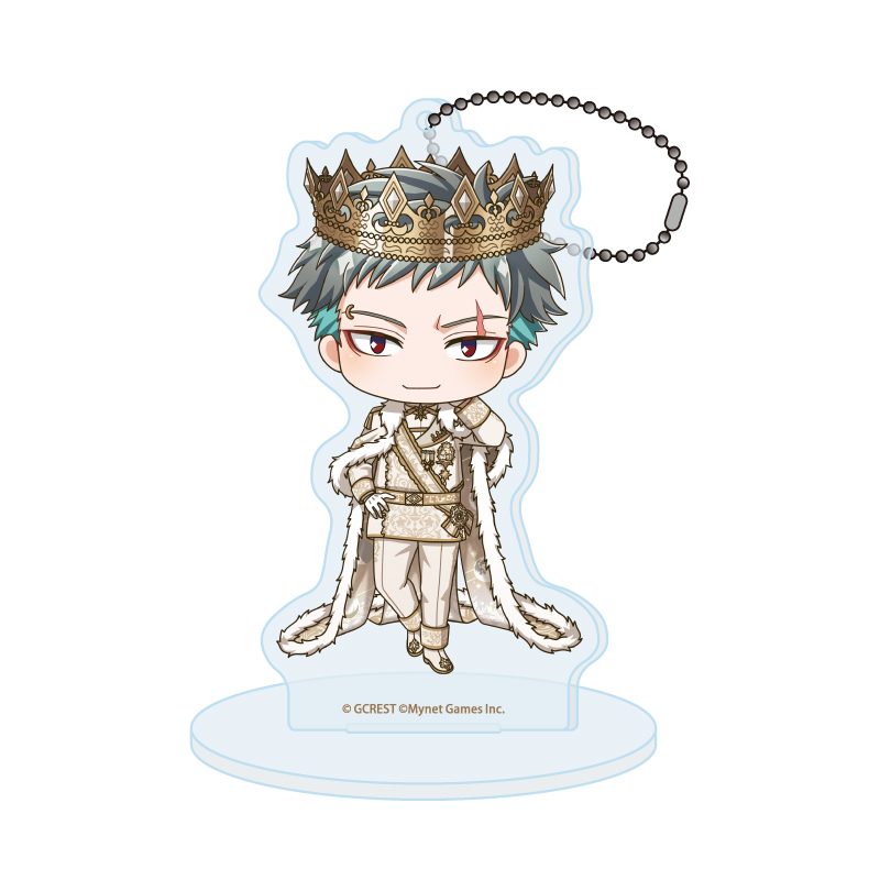 アクリルスタンドキーホルダー 夢王国と眠れる100人の王子様 109 ジェット(ミニキャライラスト) (Acrylic Stand Key Chain "100 Sleeping Princes and the Kingdom of Dreams" 109 Jet (Mini Character Illustration))