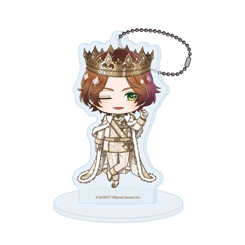 アクリルスタンドキーホルダー 夢王国と眠れる100人の王子様 97 コーエン(ミニキャライラスト) (Acrylic Stand Key Chain "100 Sleeping Princes and the Kingdom of Dreams" 97 Cohen (Mini Character Illustration))