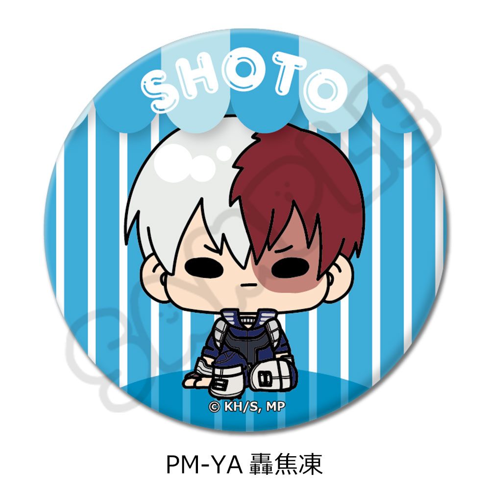 僕のヒーローアカデミア POTEmocho 第3弾 丸形缶バッジ(57mm) PM-YA 轟焦凍 ("My Hero Academia" POTEmocho Vol. 3 Round Can Badge (57mm) PM-YA Todoroki Shoto)