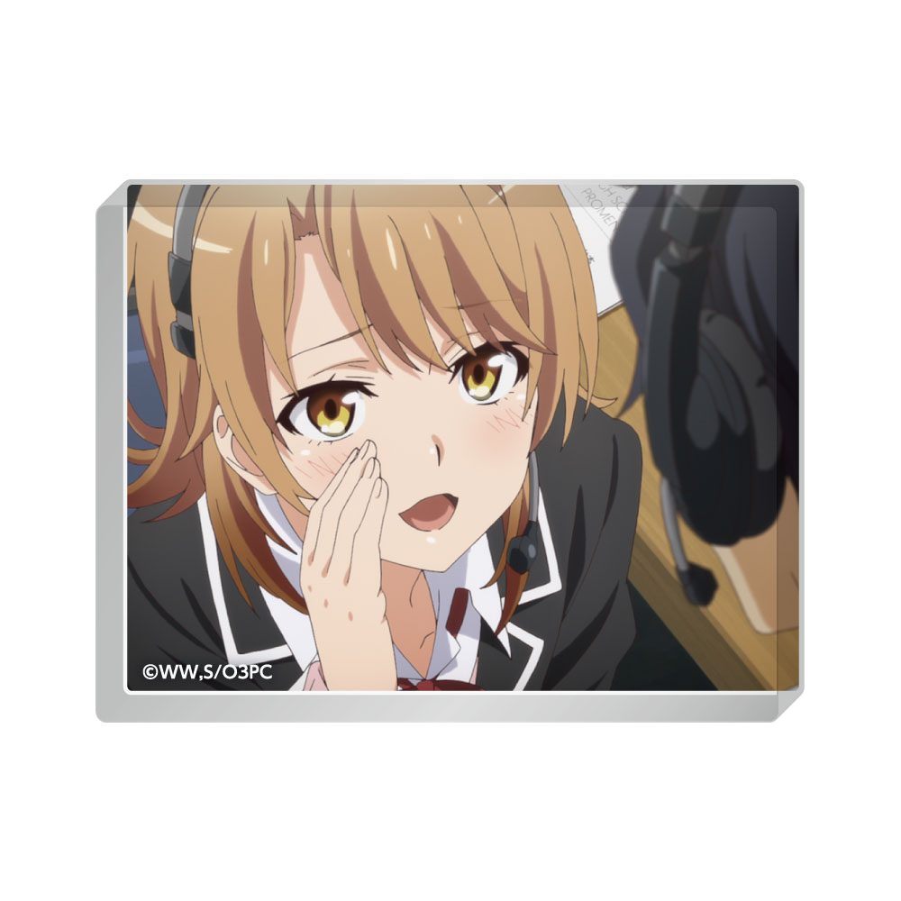 やはり俺の青春ラブコメはまちがっている。完 アクリルブロック 一色いろは ("Yahari Ore no Seishun Love-come wa Machigatteiru. Kan" Acrylic Block Isshiki Iroha)