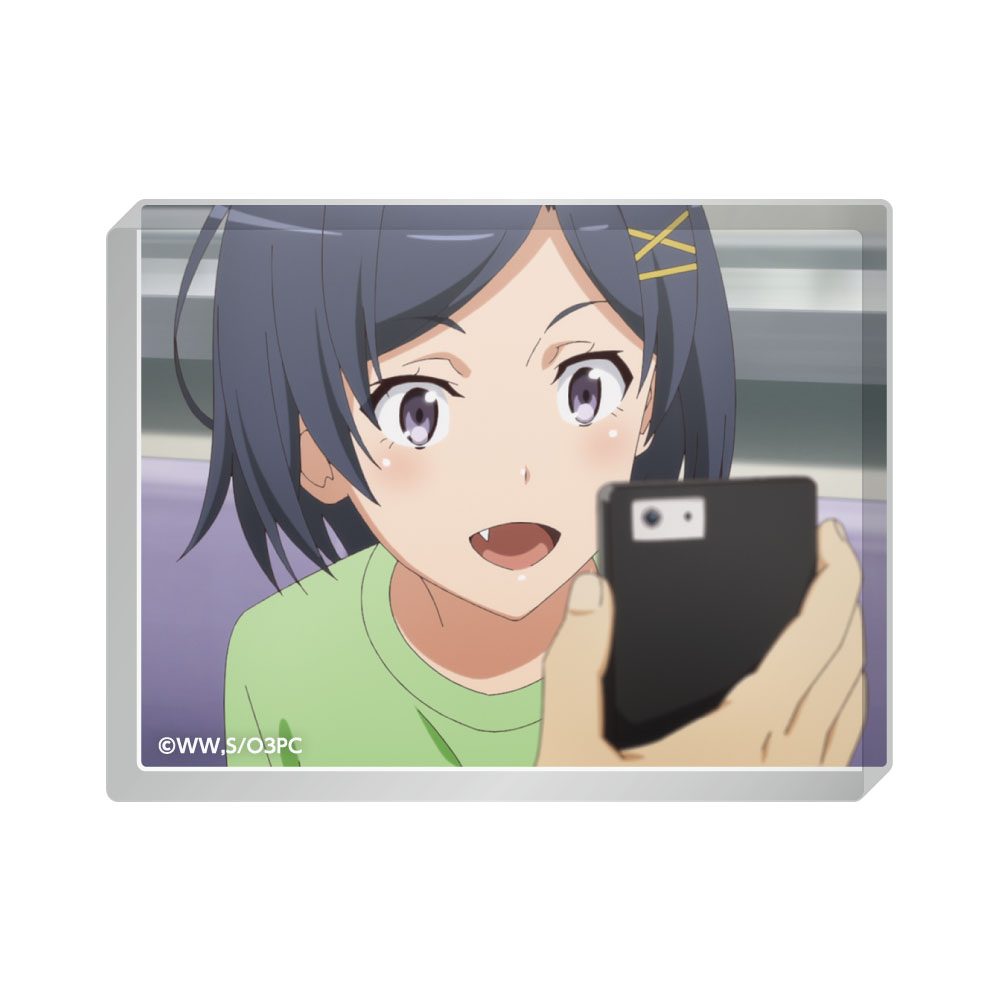 やはり俺の青春ラブコメはまちがっている。完 アクリルブロック 比企谷小町 ("Yahari Ore no Seishun Love-come wa Machigatteiru. Kan" Acrylic Block Hikigaya Komachi)