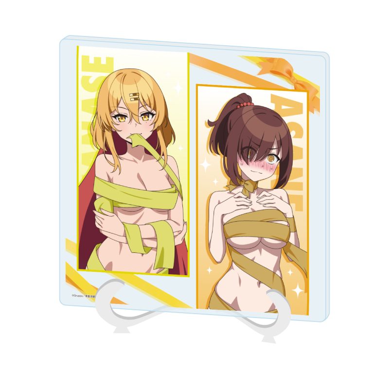アクリルアートボード ぬきたし THE ANIMATION 01 片桐奈々瀬&橘麻沙音 プレゼントVer.(描き下ろしイラスト) (Acrylic Art Board "Nukitashi THE ANIMATION" 01 Katagiri Nanase & Tachibana Asane Present Ver. (Original Illustration))