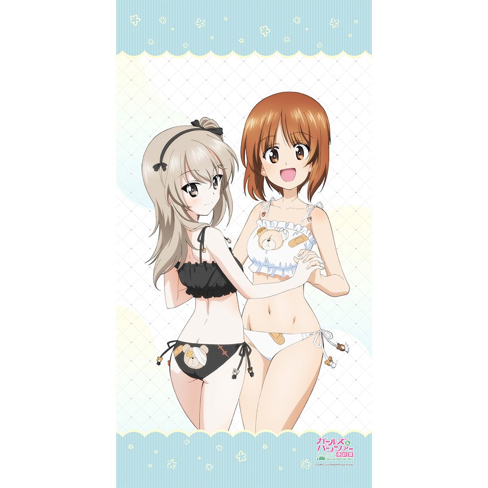 ガールズ&パンツァー 最終章 バスタオル 西住みほ&島田愛里寿 ("GIRLS und PANZER das Finale" Bath Towel Nishizumi Miho & Shimada Alice)