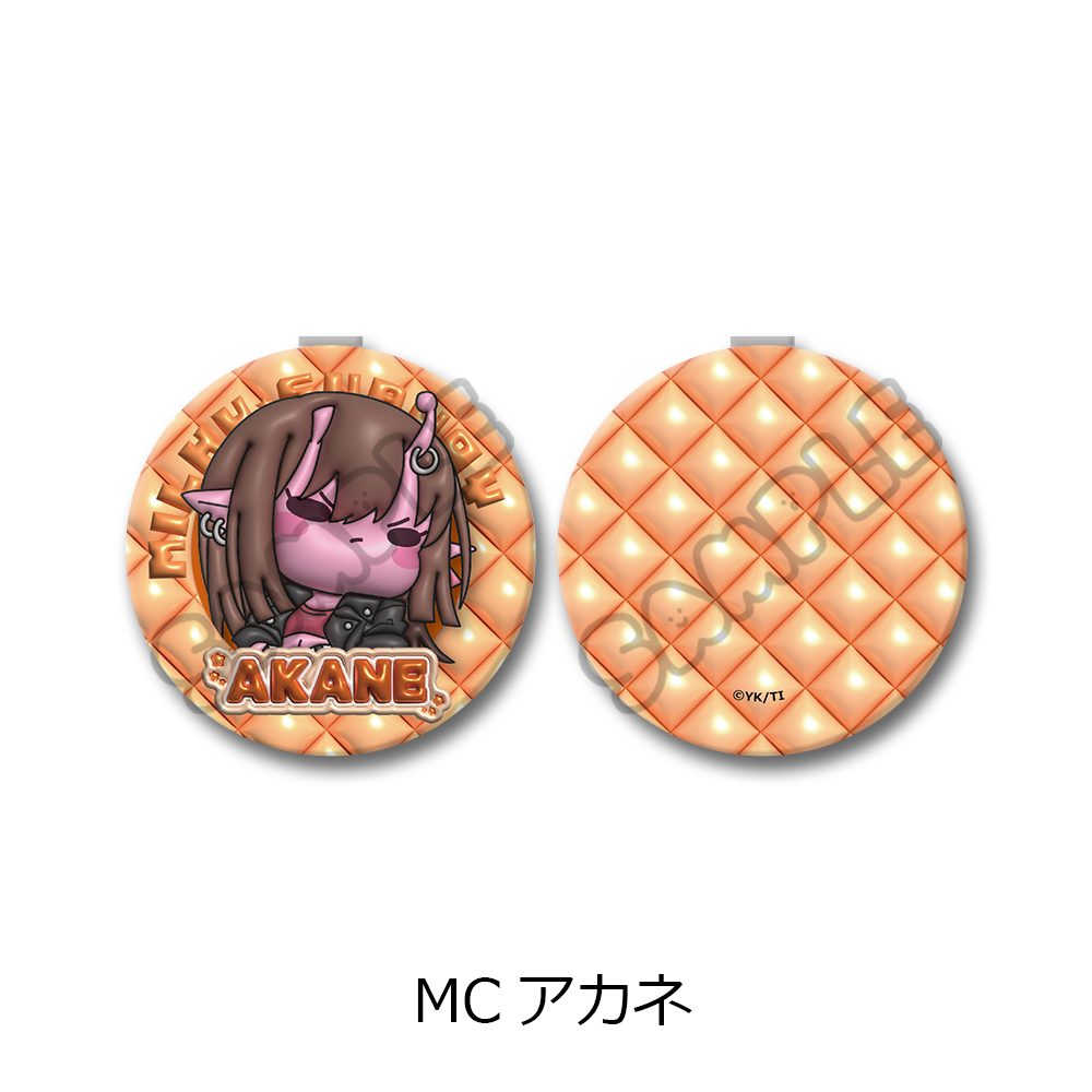 銀河特急 ミルキー☆サブウェイ コンパクトミラー(mochocho) MC アカネ ("MILKY SUBWAY THE GALACTIC LIMITED EXPRESS" Compact Mirror (mochocho) MC Akane)